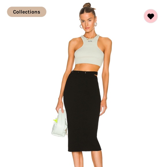 OffWhite rib rowing top - Picture 2 of 7